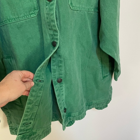 NWT Free People We The Free Madison City Denim Jacket Size Large - Picture 8 of 16